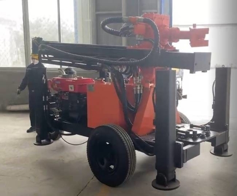 狭いエリアにおける携帯トレーラー型水井掘削リグ GL130T