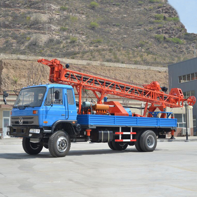 泥の訓練のために取付けられる道のトラックを離れた400m Dongfeng 4x4の井戸掘削リグ