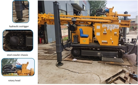セリウムGL300S 77KW 330mの深さの地熱掘削装置