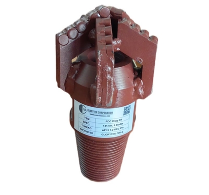 鉱山産業 Pdc ドラッグカット機 5翼 131mm 鉱山機械部品