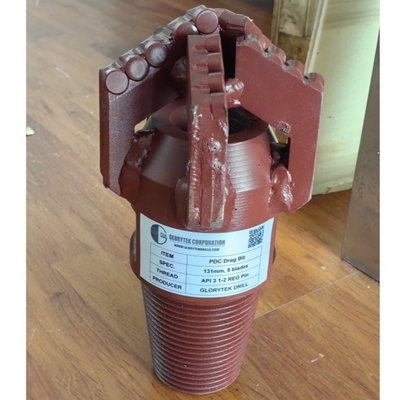 5つの1/8の131mmの直径のPdcの石の穴あけ工具5の刃