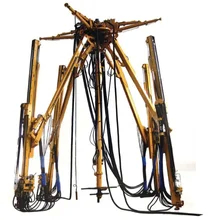 ジャンボ掘削機 37 KW モーター 3.5-5.6 M トンネル高さ 90-254mm 直径
