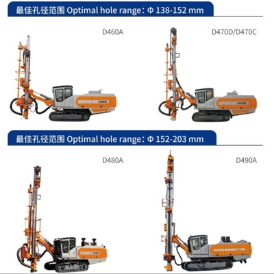 統合型水力完全自動DTH 表面岩石噴射掘削装置
