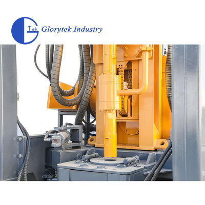 高性能GL180Rラバークローラー井戸掘削リグ