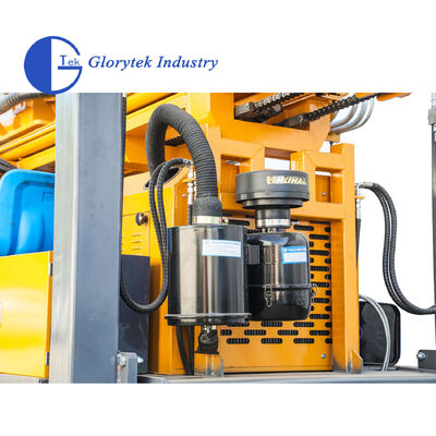 ゴムクローラー式井戸掘削機/掘削リグ 農業灌漑および産業用の井戸掘削