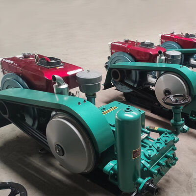 コア掘削用高性能水平三気筒往復単動ピストンポンプ