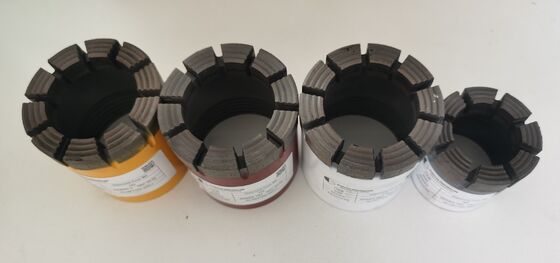 完全な仕様 BQ/NQ/HQ/PQ ワイヤーラインコアリング 鉱山探査のための長寿命のダイヤモンドコアビット