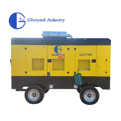 GLORYTEK Portable Diesel Engine Driven Air Compressor with 31m3/min Air Output and 25bar Pressure for Industrial Use